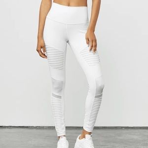 White Alo Leggings